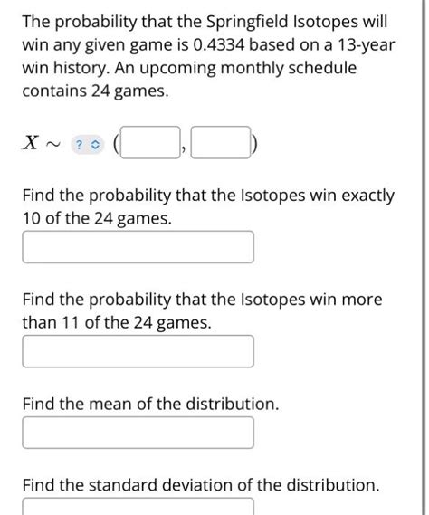 Springfield Downs Probability .